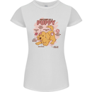 Anatomy of a Puppy Dog Womens Petite Cut T-Shirt White