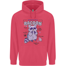 Anatomy of a Racoon Funny Childrens Kids Hoodie Heliconia