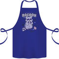 Anatomy of a Racoon Funny Cotton Apron 100% Organic Royal Blue