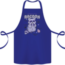 Anatomy of a Racoon Funny Cotton Apron 100% Organic Royal Blue