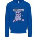 Anatomy of a Racoon Funny Kids Sweatshirt Jumper Royal Blue