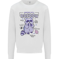 Anatomy of a Racoon Funny Kids Sweatshirt Jumper White