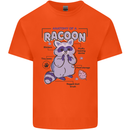 Anatomy of a Racoon Funny Kids T-Shirt Childrens Orange