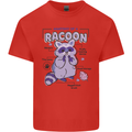 Anatomy of a Racoon Funny Kids T-Shirt Childrens Red