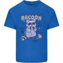 Anatomy of a Racoon Funny Kids T-Shirt Childrens Royal Blue