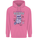 Anatomy of a Racoon Funny Mens 80% Cotton Hoodie Azelea