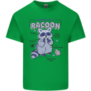 Anatomy of a Racoon Funny Mens Cotton T-Shirt Tee Top Irish Green