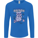 Anatomy of a Racoon Funny Mens Long Sleeve T-Shirt Royal Blue