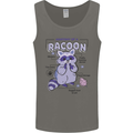 Anatomy of a Racoon Funny Mens Vest Tank Top Charcoal