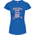 Anatomy of a Racoon Funny Womens Petite Cut T-Shirt Royal Blue