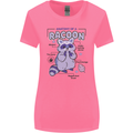Anatomy of a Racoon Funny Womens Wider Cut T-Shirt Azalea