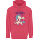 Anatomy of a Unicorn Funny Fantasy Childrens Kids Hoodie Heliconia