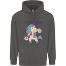 Anatomy of a Unicorn Funny Fantasy Childrens Kids Hoodie Storm Grey