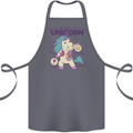 Anatomy of a Unicorn Funny Fantasy Cotton Apron 100% Organic Steel