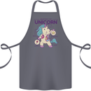 Anatomy of a Unicorn Funny Fantasy Cotton Apron 100% Organic Steel