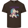 Anatomy of a Unicorn Funny Fantasy Kids T-Shirt Childrens Chocolate