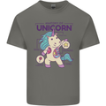 Anatomy of a Unicorn Funny Fantasy Mens Cotton T-Shirt Tee Top Charcoal