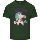 Anatomy of a Unicorn Funny Fantasy Mens Cotton T-Shirt Tee Top Forest Green