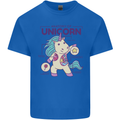 Anatomy of a Unicorn Funny Fantasy Mens Cotton T-Shirt Tee Top Royal Blue