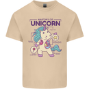 Anatomy of a Unicorn Funny Fantasy Mens Cotton T-Shirt Tee Top Sand