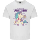 Anatomy of a Unicorn Funny Fantasy Mens Cotton T-Shirt Tee Top White