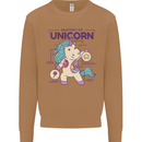 Anatomy of a Unicorn Funny Fantasy Mens Sweatshirt Jumper Caramel Latte