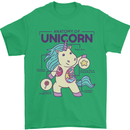 Anatomy of a Unicorn Funny Fantasy Mens T-Shirt Cotton Gildan Irish Green