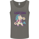 Anatomy of a Unicorn Funny Fantasy Mens Vest Tank Top Charcoal