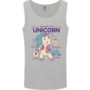 Anatomy of a Unicorn Funny Fantasy Mens Vest Tank Top Sports Grey
