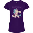 Anatomy of a Unicorn Funny Fantasy Womens Petite Cut T-Shirt Purple
