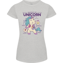 Anatomy of a Unicorn Funny Fantasy Womens Petite Cut T-Shirt Sports Grey