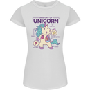 Anatomy of a Unicorn Funny Fantasy Womens Petite Cut T-Shirt White