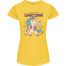 Anatomy of a Unicorn Funny Fantasy Womens Petite Cut T-Shirt Yellow