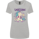 Anatomy of a Unicorn Funny Fantasy Womens Wider Cut T-Shirt Sports Grey