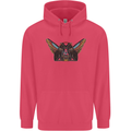 Ancient Egypt Winged Cats Eye of Horus Childrens Kids Hoodie Heliconia