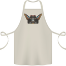 Ancient Egypt Winged Cats Eye of Horus Cotton Apron 100% Organic Natural