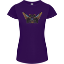 Ancient Egypt Winged Cats Eye of Horus Womens Petite Cut T-Shirt Purple