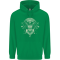 Ancient Mayan Aztec Tiger Art Tattoo Tribal Childrens Kids Hoodie Irish Green