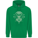 Ancient Mayan Aztec Tiger Art Tattoo Tribal Childrens Kids Hoodie Irish Green