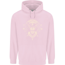 Ancient Mayan Aztec Tiger Art Tattoo Tribal Childrens Kids Hoodie Light Pink