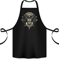 Ancient Mayan Aztec Tiger Art Tattoo Tribal Cotton Apron 100% Organic Black