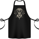Ancient Mayan Aztec Tiger Art Tattoo Tribal Cotton Apron 100% Organic Black