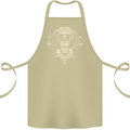 Ancient Mayan Aztec Tiger Art Tattoo Tribal Cotton Apron 100% Organic Khaki