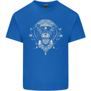 Ancient Mayan Aztec Tiger Art Tattoo Tribal Kids T-Shirt Childrens Royal Blue