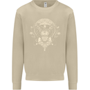Ancient Mayan Aztec Tiger Art Tattoo Tribal Mens Sweatshirt Jumper Sand
