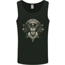 Ancient Mayan Aztec Tiger Art Tattoo Tribal Mens Vest Tank Top Black