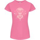 Ancient Mayan Aztec Tiger Art Tattoo Tribal Womens Petite Cut T-Shirt Azalea