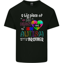 And He's My Brother Autistic Autism ASD Kids T-Shirt Childrens Black