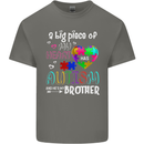 And He's My Brother Autistic Autism ASD Kids T-Shirt Childrens Charcoal