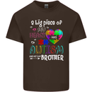 And He's My Brother Autistic Autism ASD Kids T-Shirt Childrens Chocolate